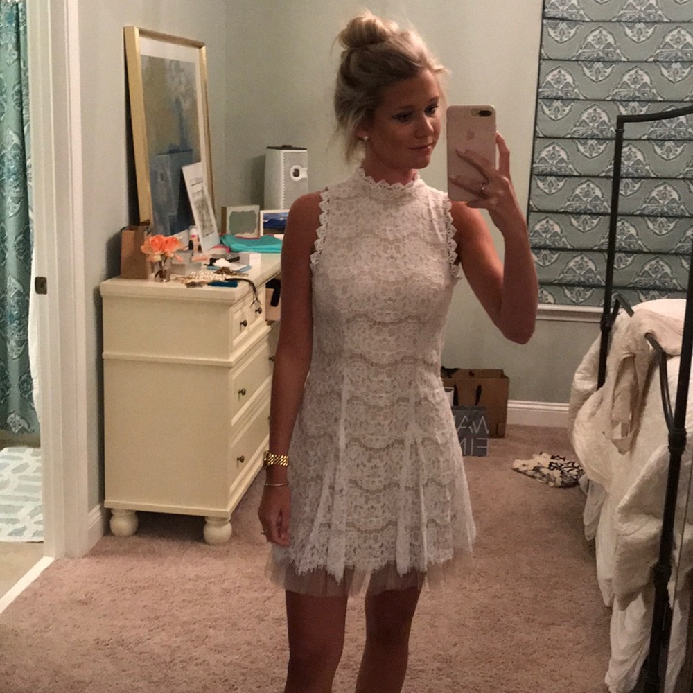 Francesca’s Lace & Tulle Dress